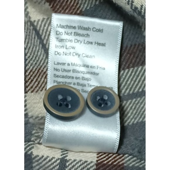 Jachs Plaid Flannel Shirt Mens Size 2XL Shacket Jacket Button Front Lumberjack O - Picture 15 of 16